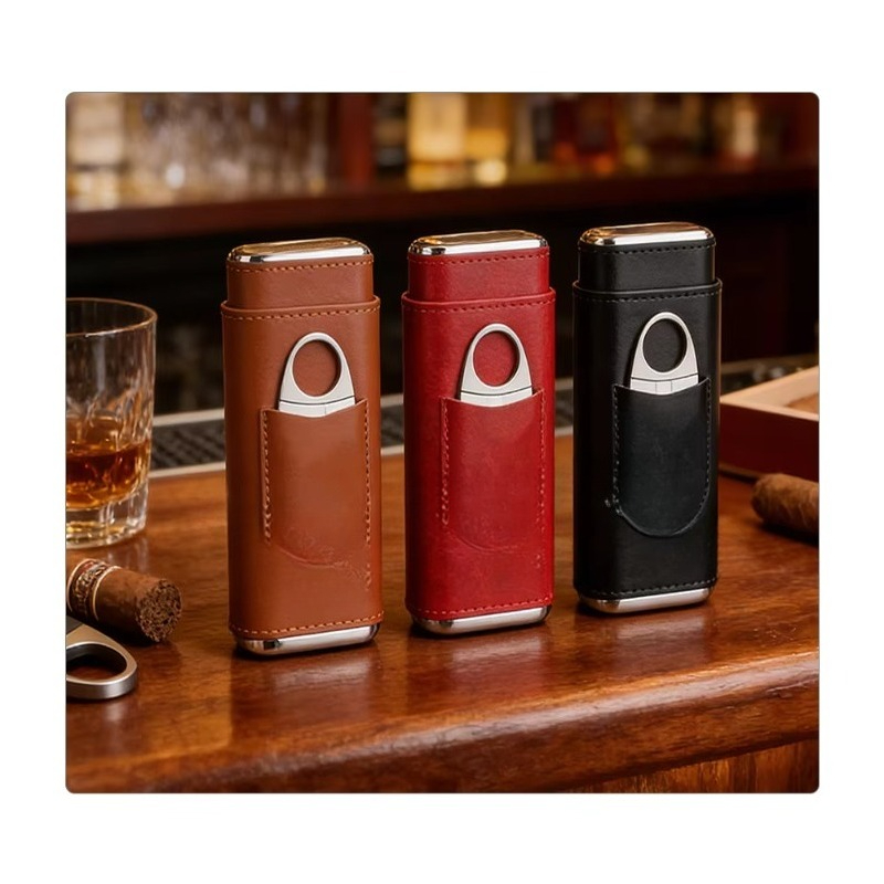 Kotak humidifier cerutu, kotak - Cigar Cutter Set ulasan dan harga