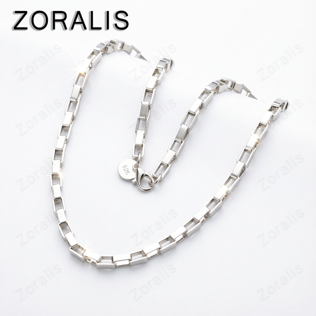 Kalung Rantai Emas 18K 4mm Mod - Men Accessories Gift Box ulasan dan harga